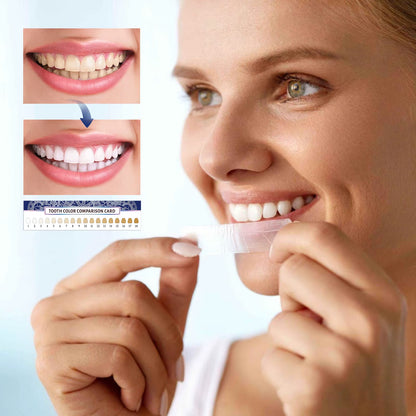 14 Strips Teeth Whitening Strips,Remove Plaque Stains Cleaning Oral Hygiene Sensitivity Relief,Fresh Breath Brighten Tooth Care